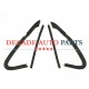 1981 - 1985 GMC - K1500 Suburban Vent Glass Weatherstrip Seal Kit, Left and Right 4 Piece Kit