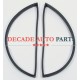 1979 - 1986 GMC - K2500 Suburban Rear Doors - Vent Glass Weatherstrip Seal Kit, Left and Right 2 Piece Kit