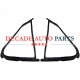 1987 - 1991 Ford - Bronco Vent Glass Weatherstrip Seal Kit, Left and Right 2 Piece Kit
